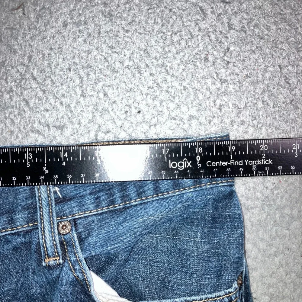 Levis 505 Straight Fit Jeans Mens 38x32 Blue Streetwear Classic Medium Wash